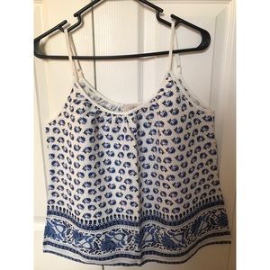 Ann Taylor Loft Top with spaghetti straps - Size M